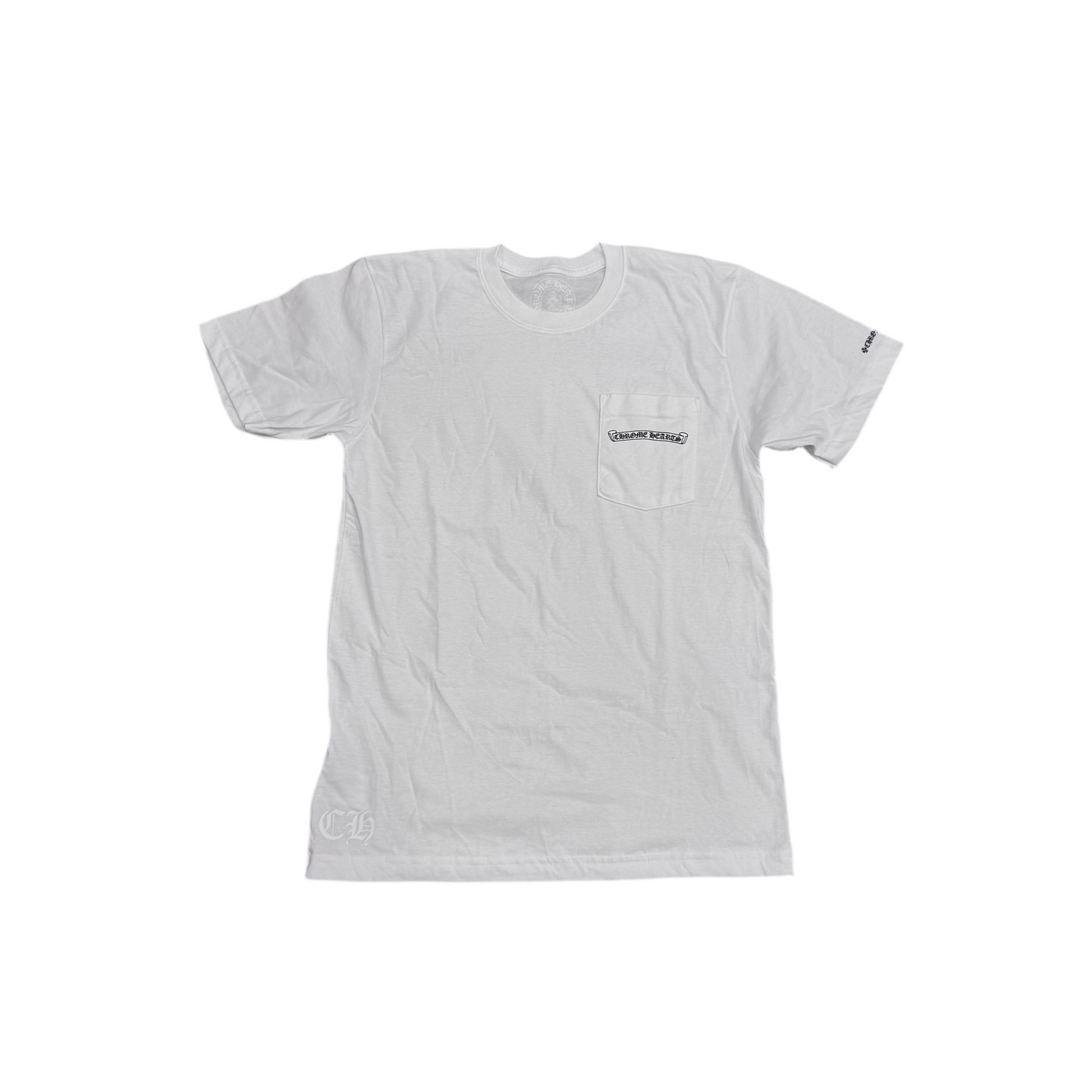 Chrome Hearts White Logo Pocket Tee