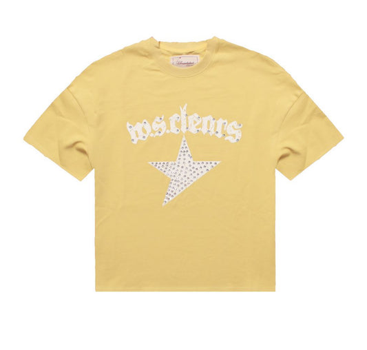 When Smoke Clears 'Diamond Star' Tee Mustard/Yellow
