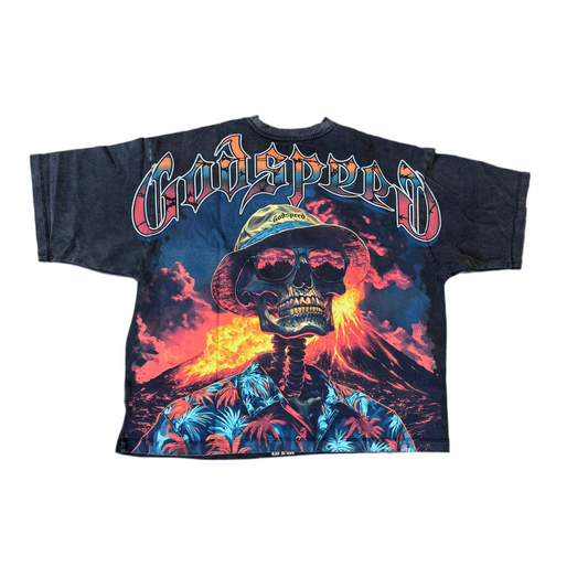 Godspeed Volcano Black Tee