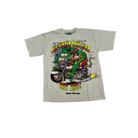 Better With Age ‘Kiss’ Off White Tee