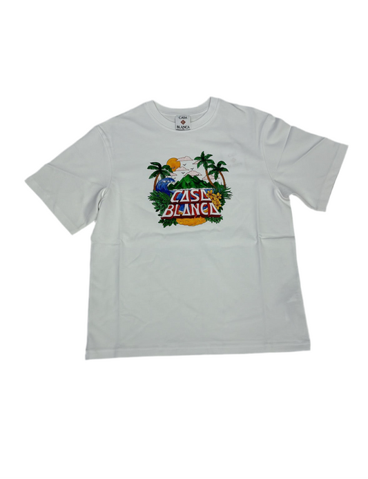 Casablanca ‘Beach Wave’ White Shirt