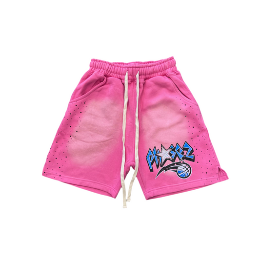Phase 2 'Diamond Magic' Sweatshorts Pink