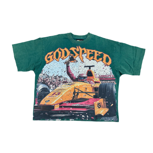 Godspeed ‘F1 Racer’ Tee Green