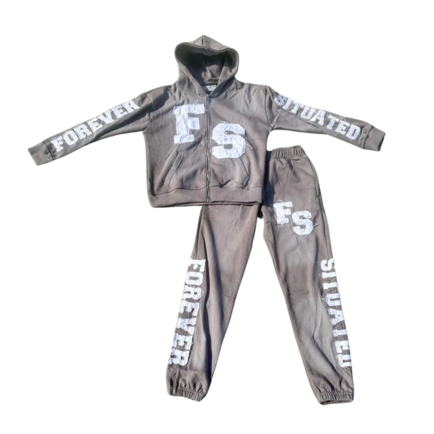Forever Situated Grey FS Sweatsuit