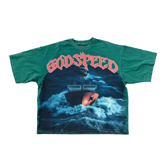 Godspeed ‘Sea Sick’ Tee Green