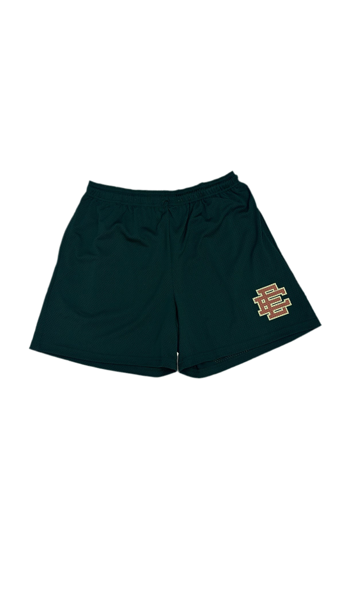 Eric Emanuel Shorts Green/Tan white