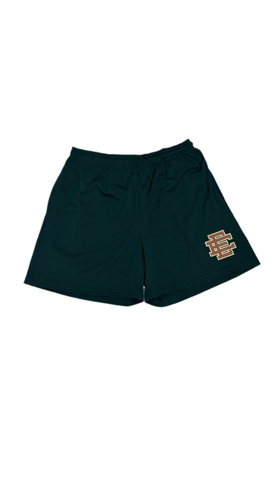Eric Emanuel Shorts Green/Tan white