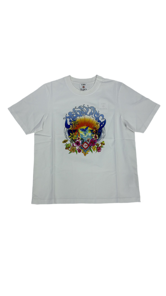 Casablanca ‘Surf Trip’ White Shirt