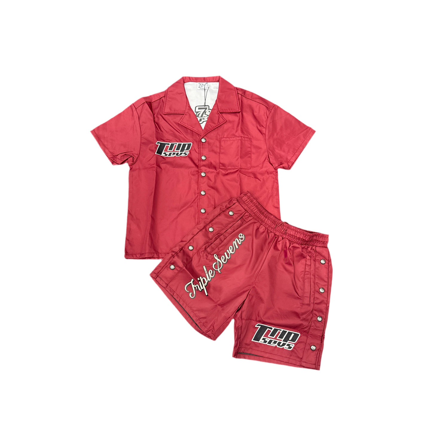 Triple Sevens Nylon Burgundry/Red Set