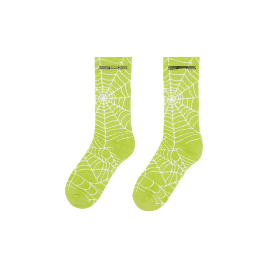 Spider AOP Green Socks
