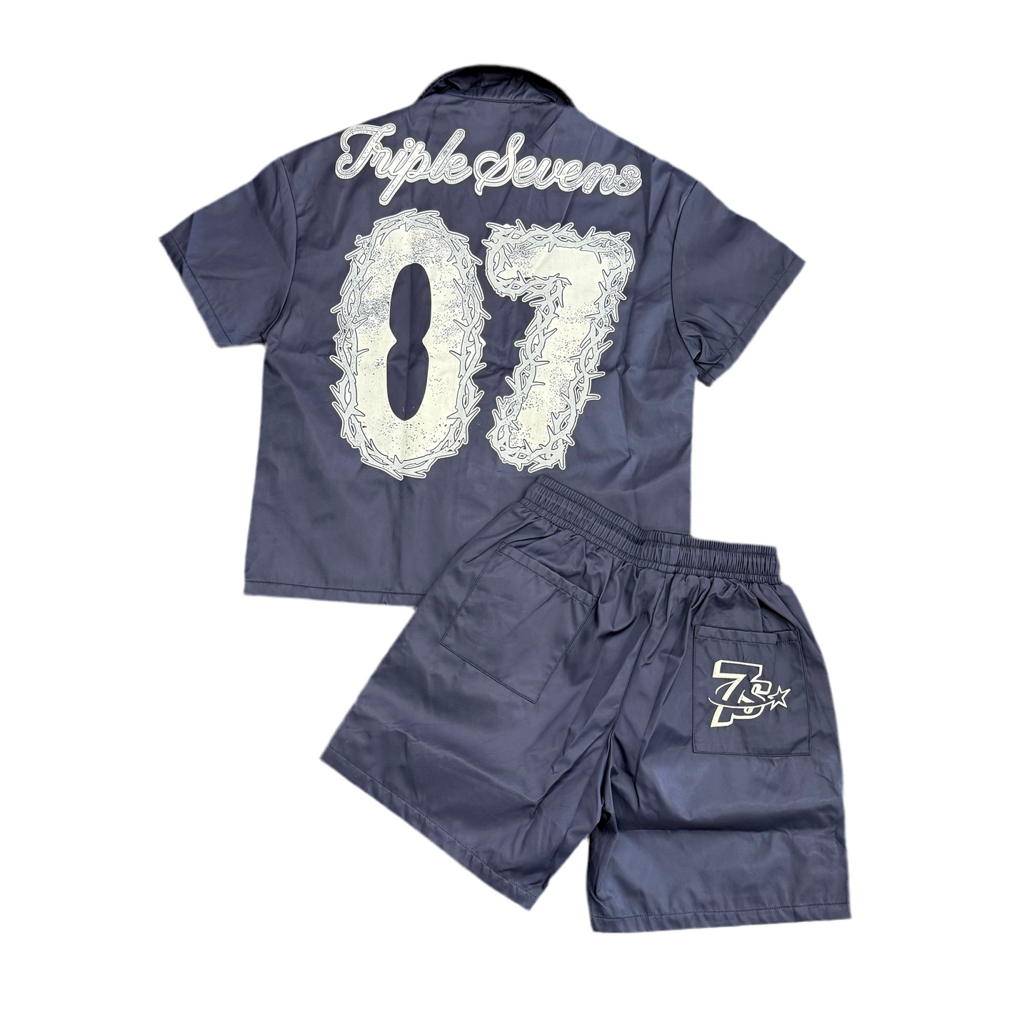 Triple Sevens Nylon Navy Set