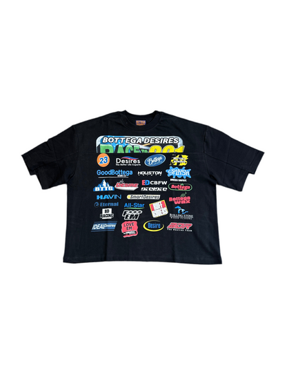 Bottega Desires ‘Race’ Tee Black
