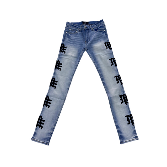 Mixed Emotions Denim Jeans Blue/Black