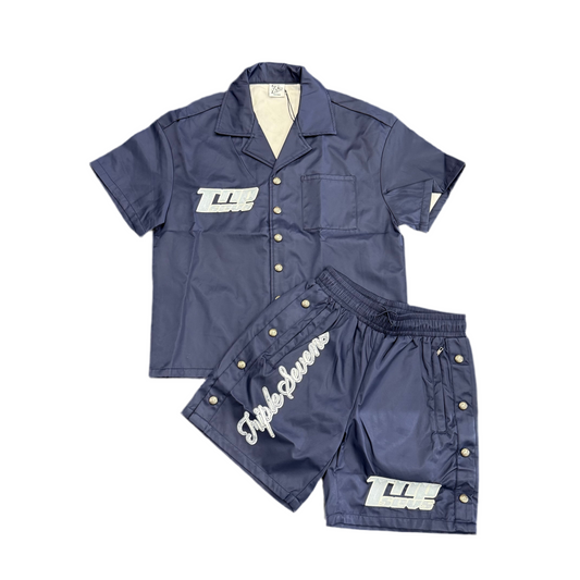Triple Sevens Nylon Navy Set