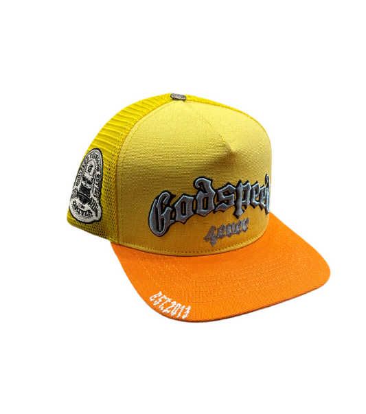 Godspeed Trucker Hat Yellow