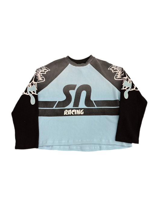 Satoshi Nakamoto Wings Waffle Knit Shirt
