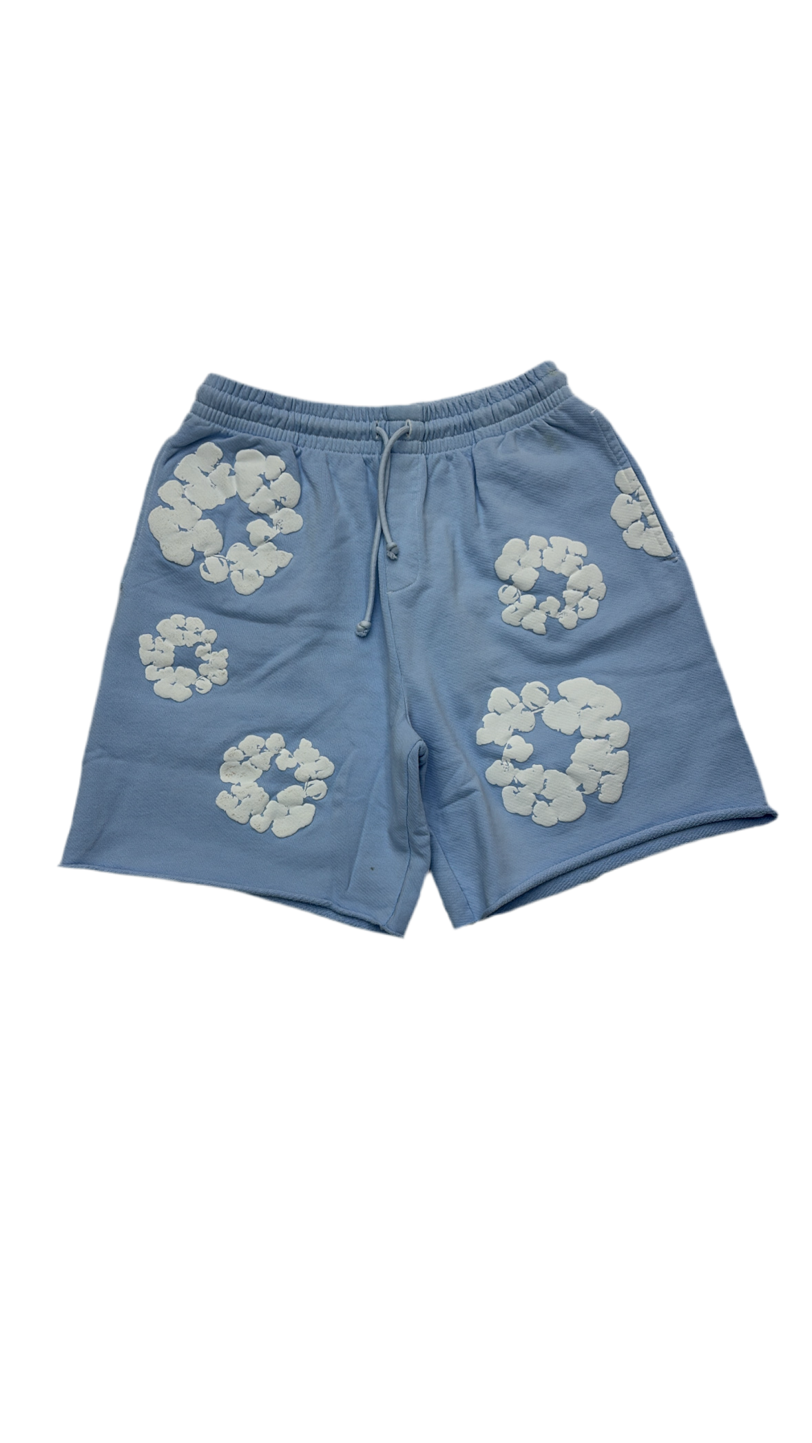 Denim Tears Cotton Wreath Shorts Baby Blue
