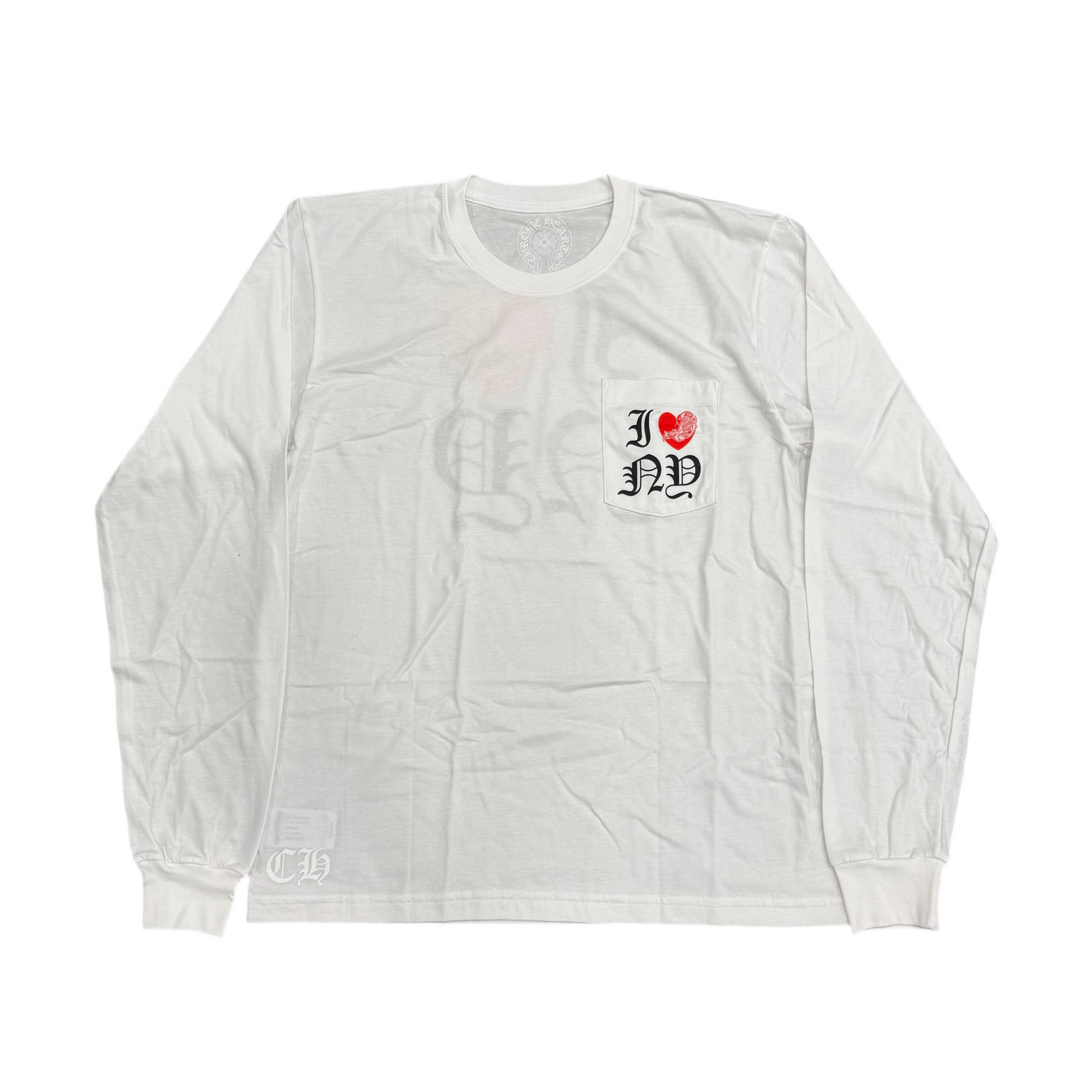 Chrome Hearts ‘NY Loves Chrome’ Longsleeve White