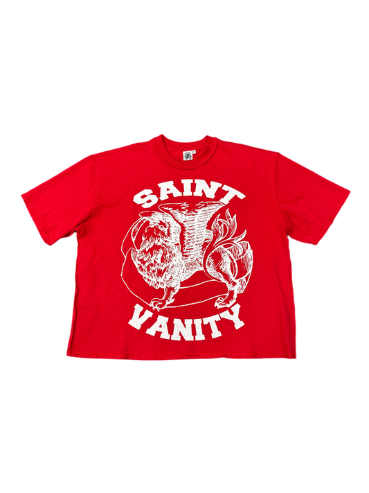Saint Vanity ‘Griffin’ Tee Red/White
