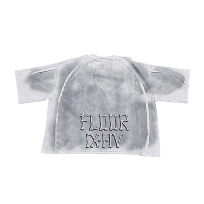Floor 914 Skeleton Head Grey Shirt