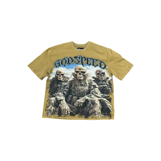 Godspeed Soldiers Tee- Olive
