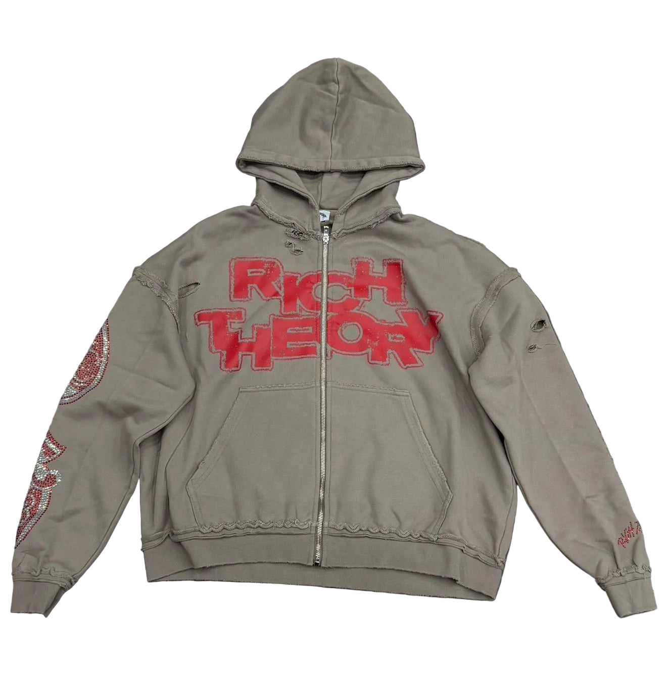 Rich Theory x Fear Greatness ‘Members Only’ Hoodie Grey