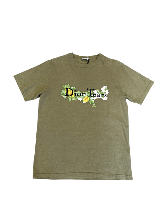 Christian Dior x Denim Tears 'Dior Tears' Tee Olive