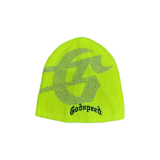 Godspeed Beanie Studded Lime