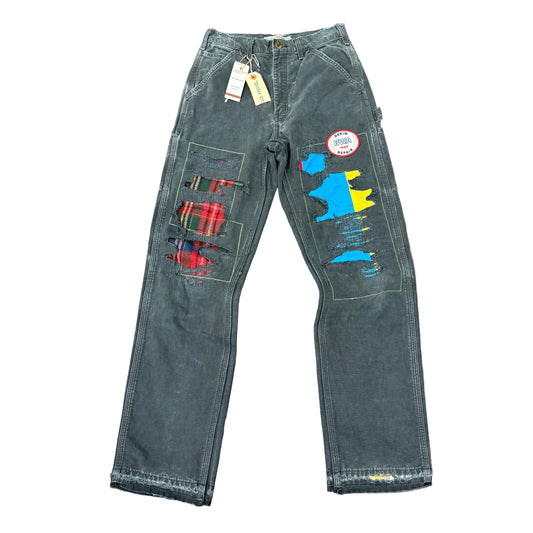 Better With Age ‘Plaid Patch’ Jeans