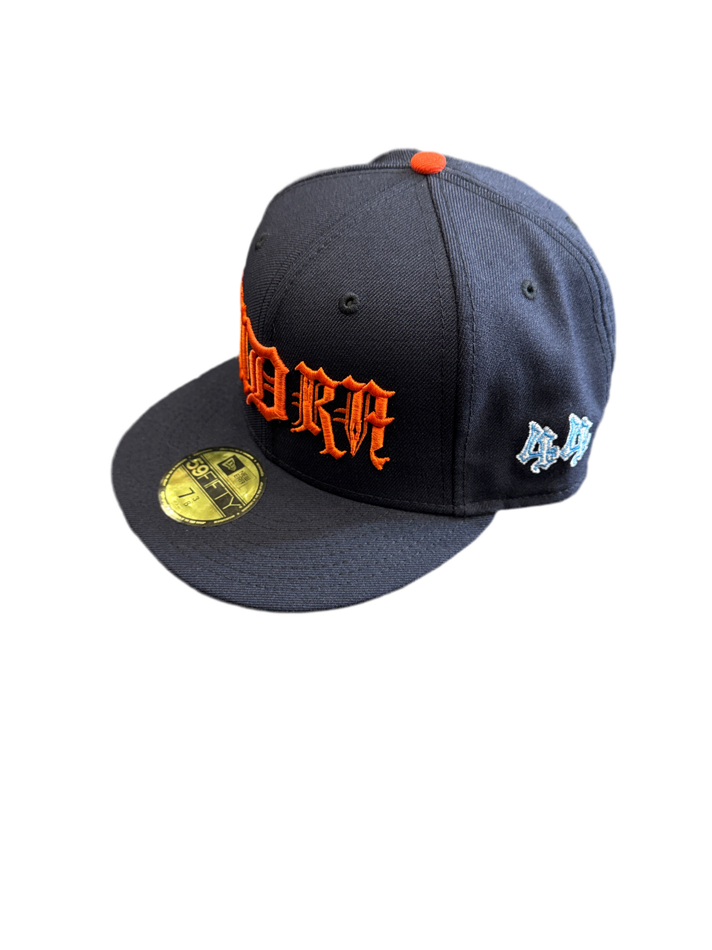 Mudra Navy/Orange Fitted Hat