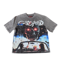 Godspeed Drive-In Theater Grey Tee