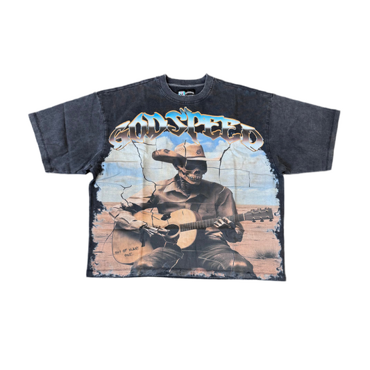 Godspeed Desert Cowboy Black Tee