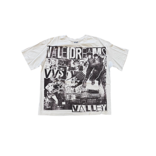Vale Rock Life Cream Tee