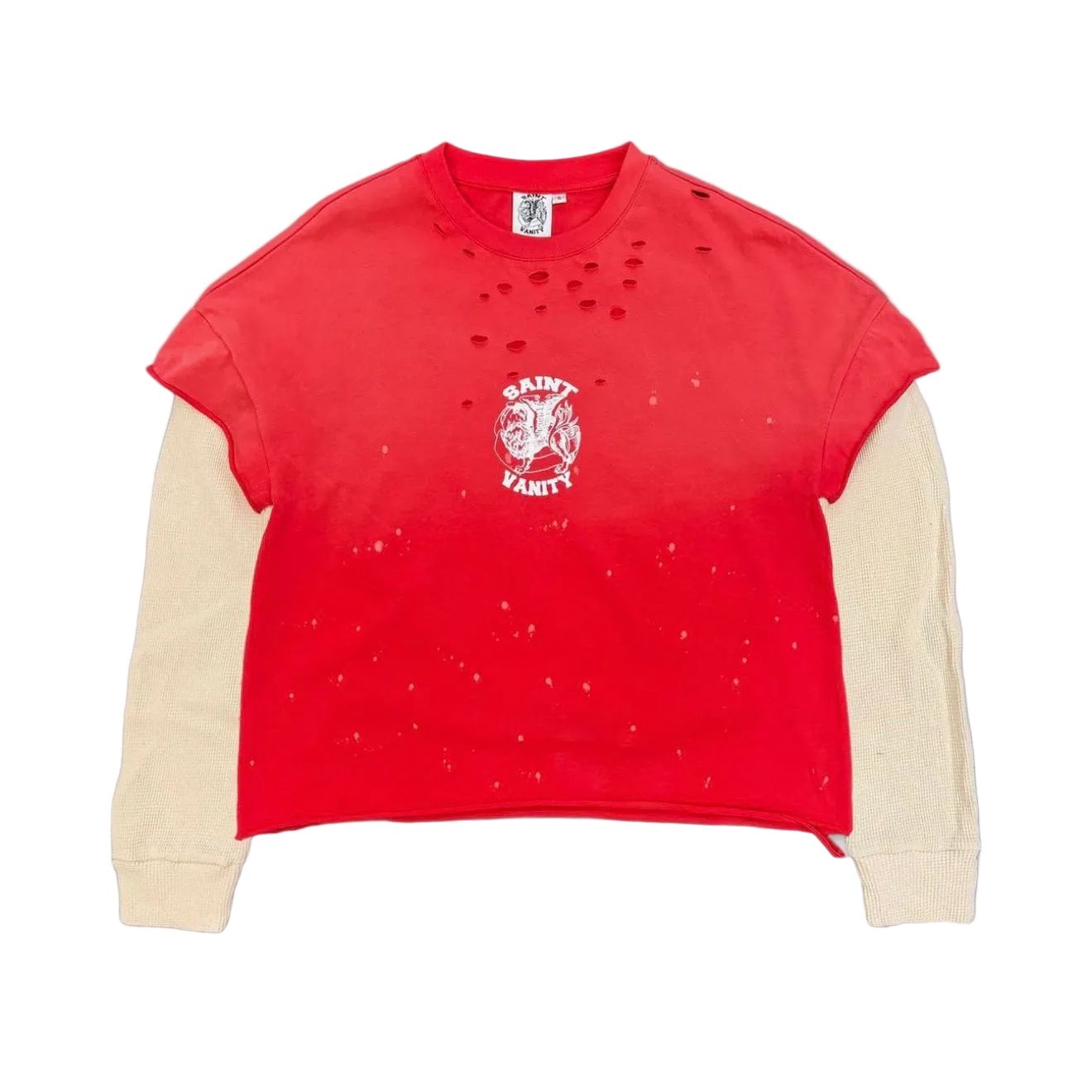 Saint Vanity ‘Red Cutoff’ Thermal Longsleeve