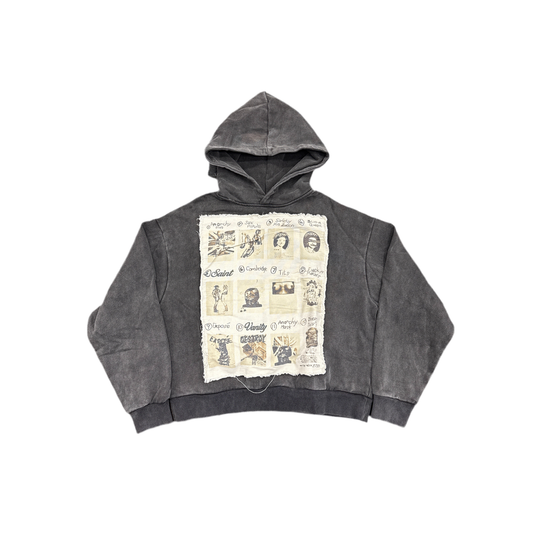 Saint Vanity ‘Vain Life Portrait’ Hoodie Black