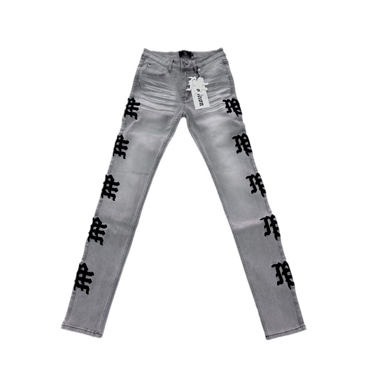 Mixed Emotions Denim Jeans Grey