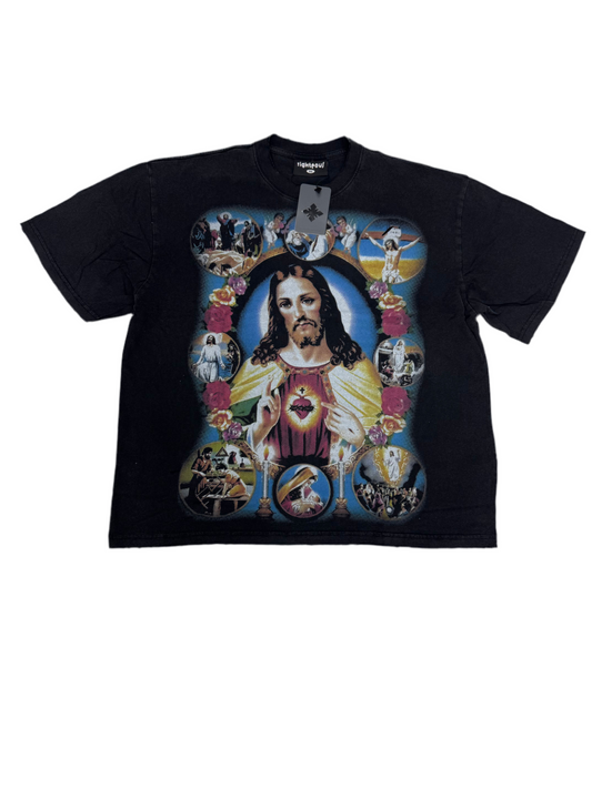 We Are Righteous ‘Jesus’ Black Tee