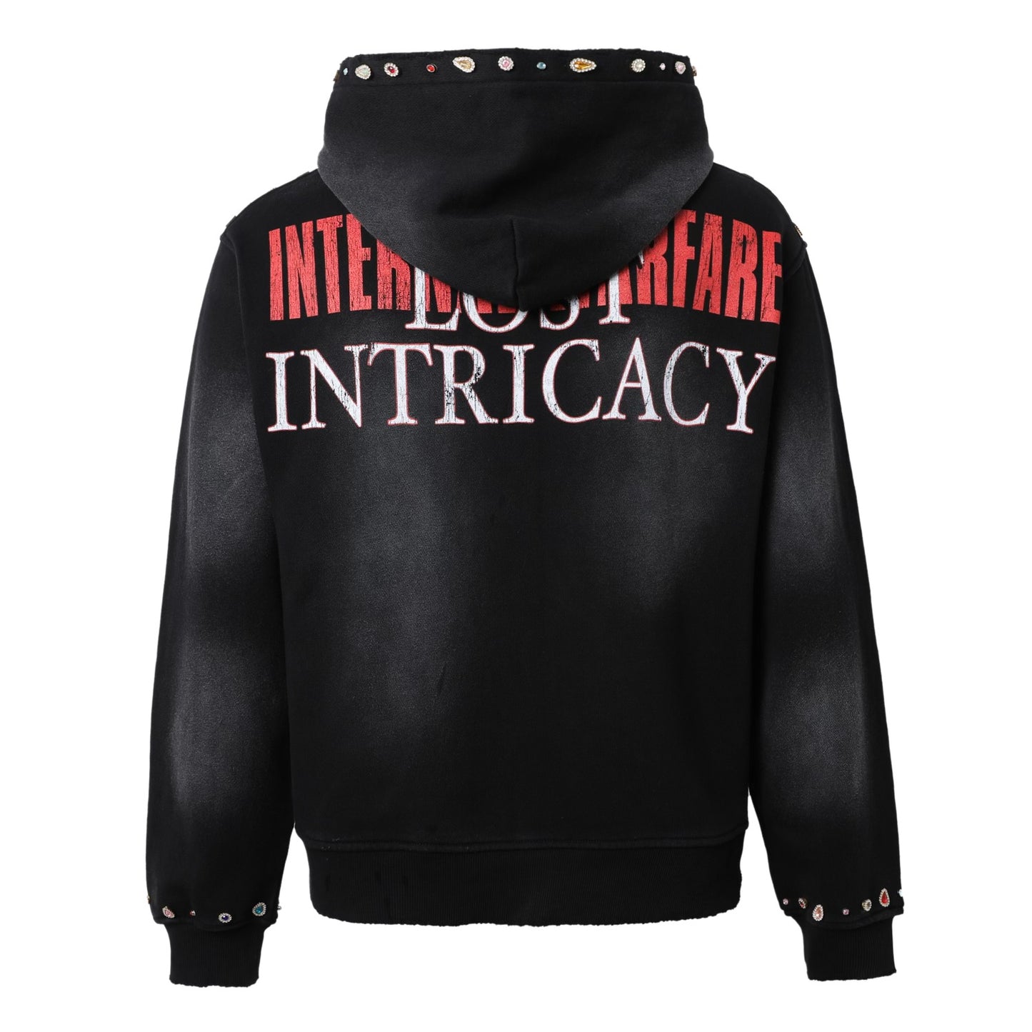 Lost Intricacy Front Page Mag Hoodie Black