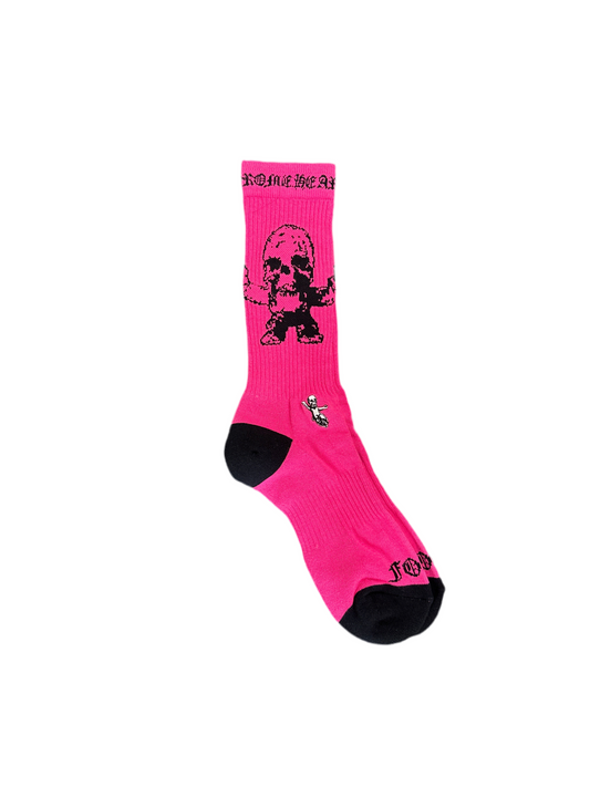 Chrome Hearts Socks Foti-Pink