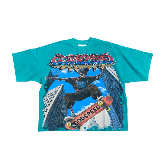 Godspeed ‘Ollie’ Tee Teal/Green
