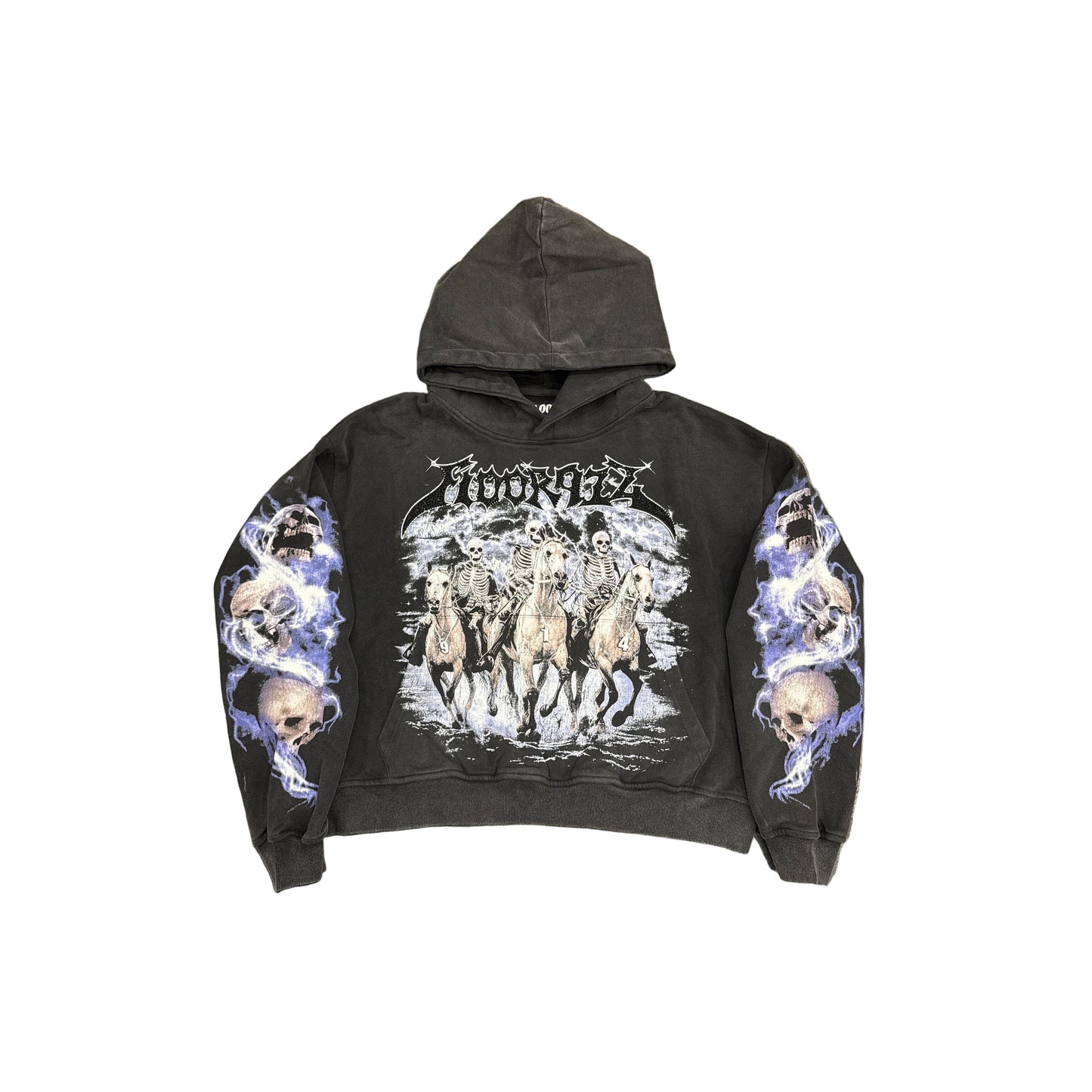 Floor 914 ‘Horseman’ Rhinestone Hoodie