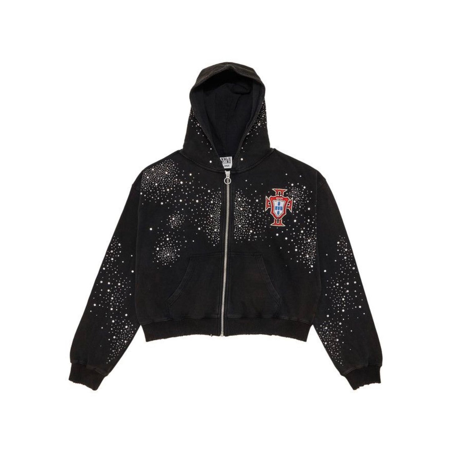Vale Forever ‘Pluto’ Zip Up Hoodie Black
