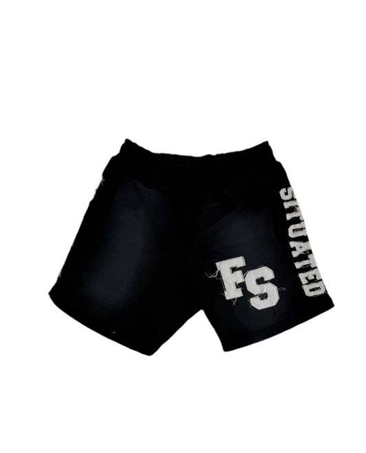Forever Situated Shorts Black
