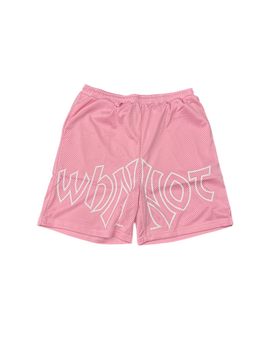 Why Not Mesh Shorts Pink