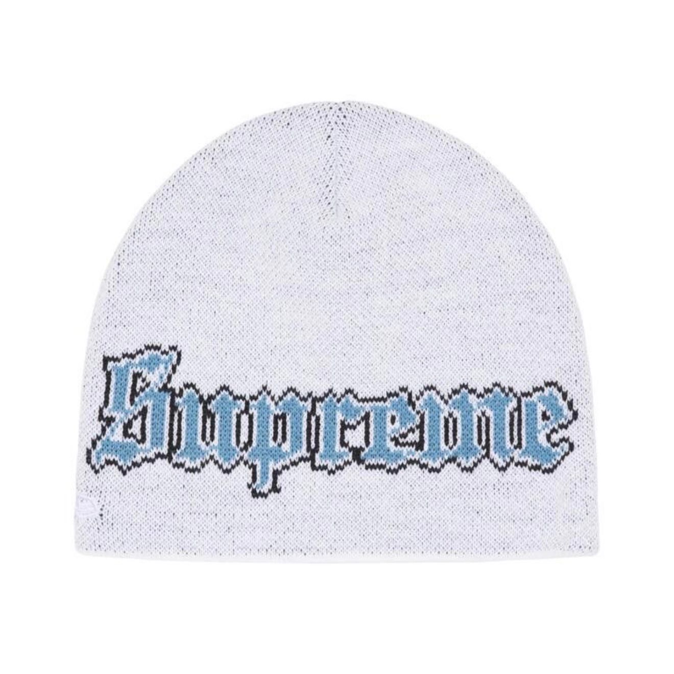 Supreme x Chicago White Sox New Era Beanie White