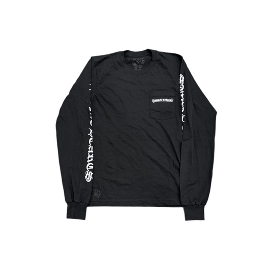 Chrome Hearts Scroll Logo Longsleeve