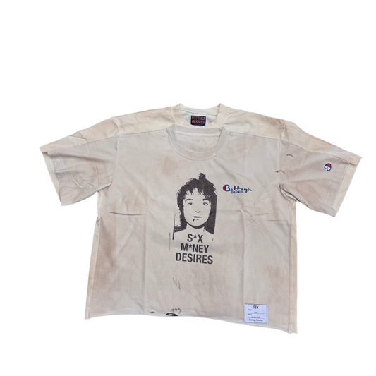 Bottega Desires ‘Sex Sells’ Tan Tee