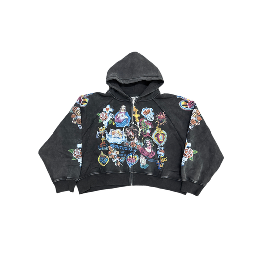 We Are Righteous Hoodie Black
