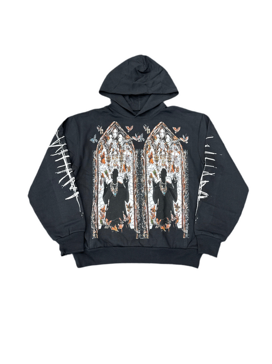 Who Decides War x Lil Baby Wham Hoodie Black