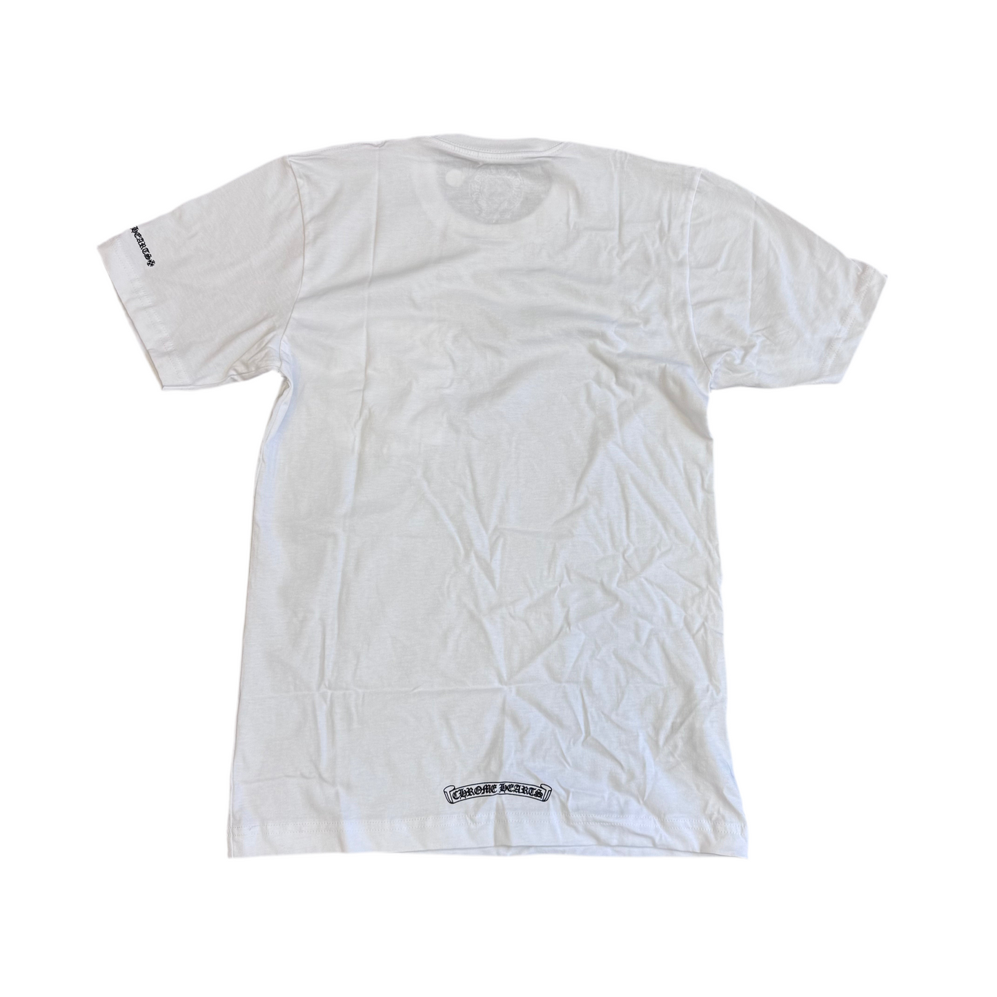 Chrome Hearts Neck Logo White Tee